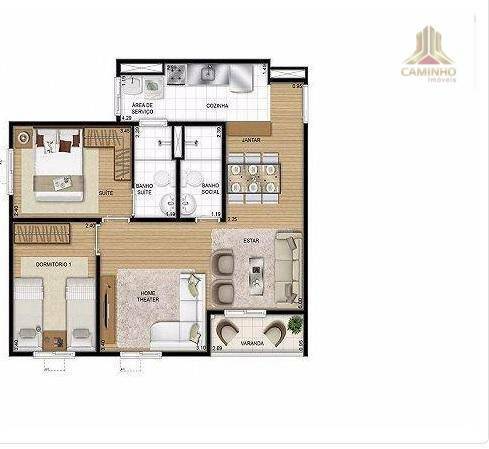 Apartamento à venda com 3 quartos, 62m² - Foto 11