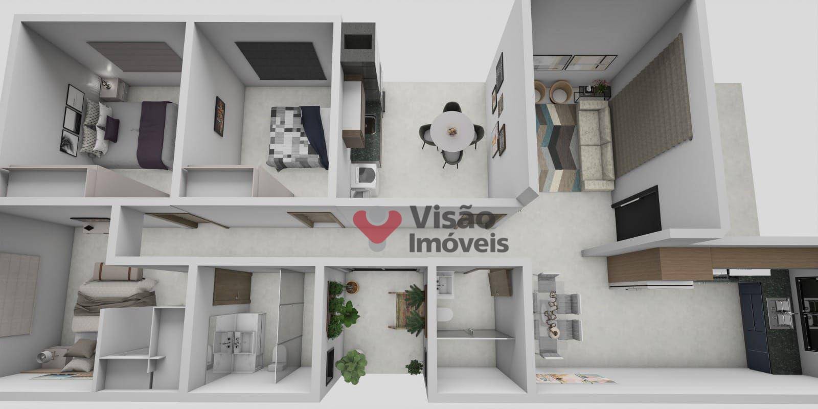 Casa à venda com 3 quartos, 96m² - Foto 1