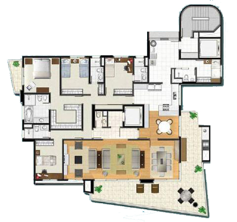 Apartamento à venda com 4 quartos, 270m² - Foto 4