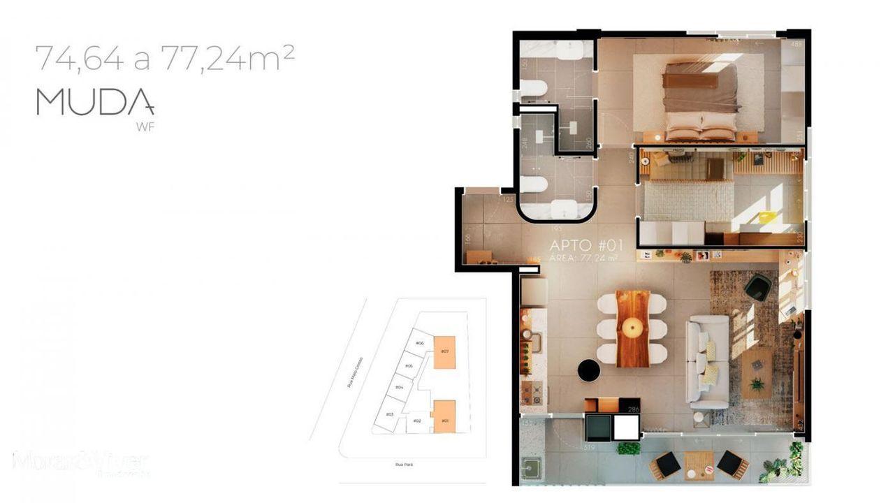 Apartamento à venda com 3 quartos, 75m² - Foto 26