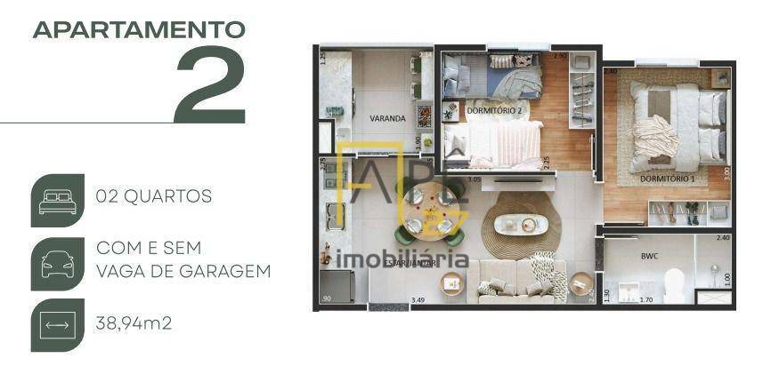 Apartamento à venda com 2 quartos, 38m² - Foto 42