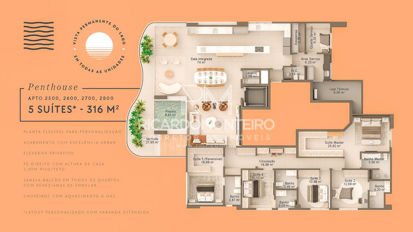 Apartamento à venda com 3 quartos, 161m² - Foto 17