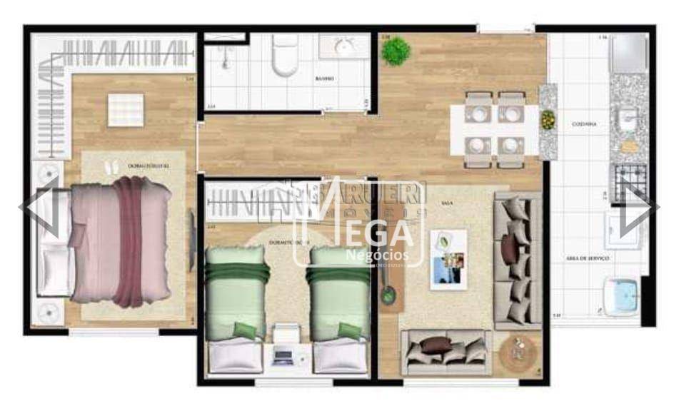 Apartamento à venda com 2 quartos, 53m² - Foto 13