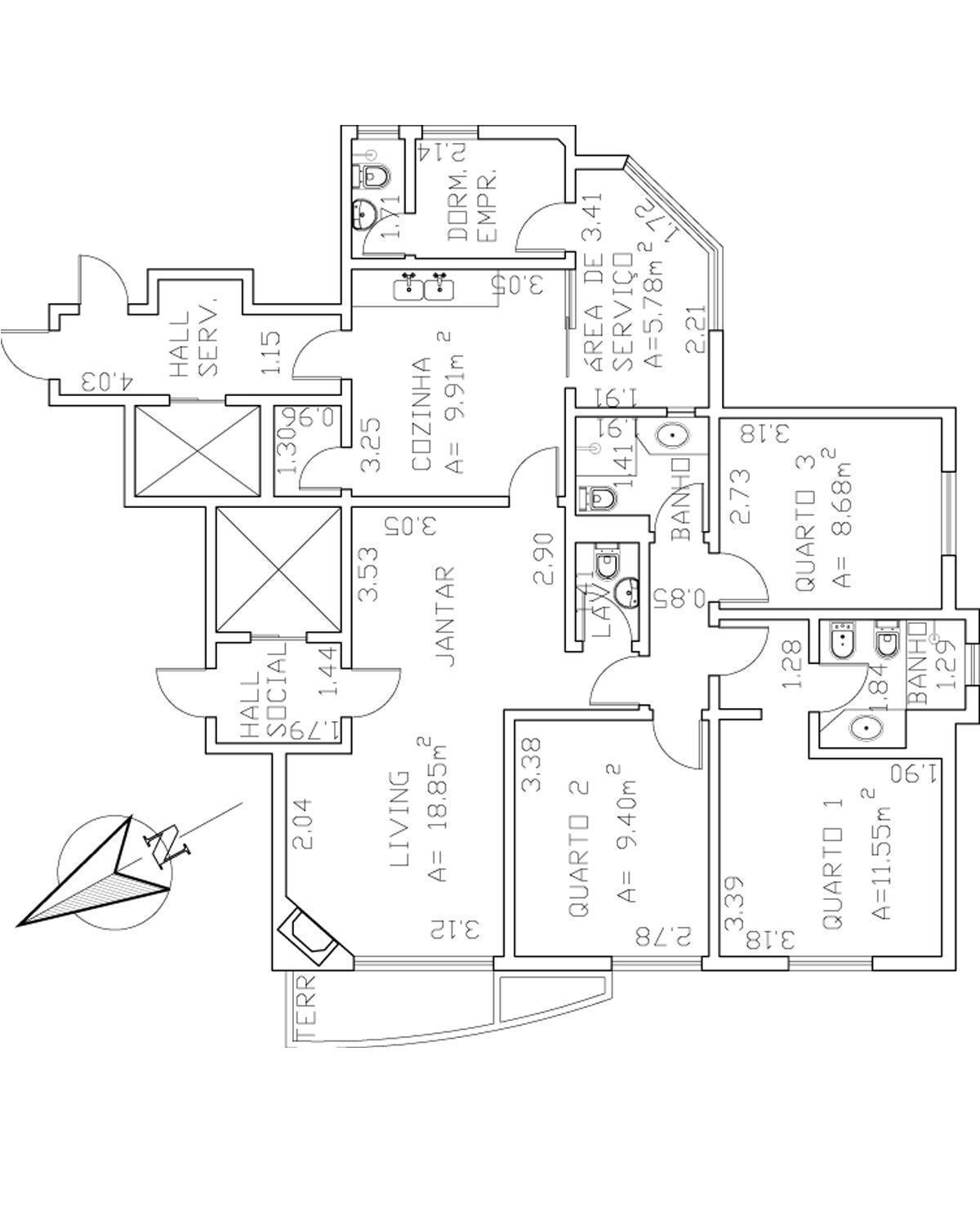 Apartamento à venda com 3 quartos, 100m² - Foto 6