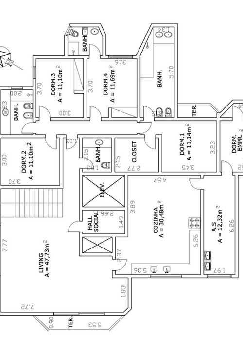 Apartamento à venda com 4 quartos, 420m² - Foto 5