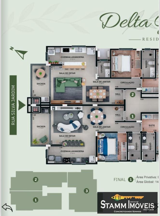 Apartamento à venda com 2 quartos, 96m² - Foto 12