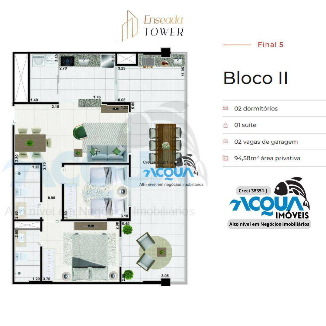 Apartamento à venda com 2 quartos, 79m² - Foto 20