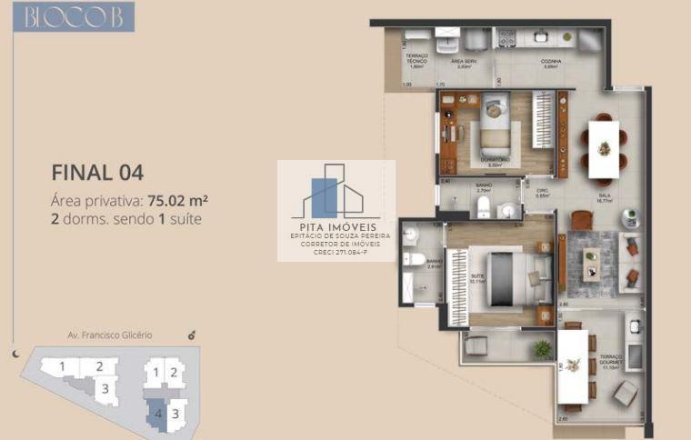 Apartamento à venda com 3 quartos, 94m² - Foto 35