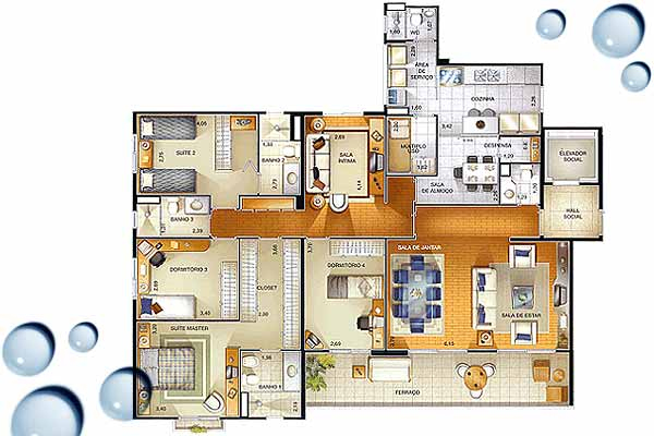 Apartamento à venda com 4 quartos, 167m² - Foto 17