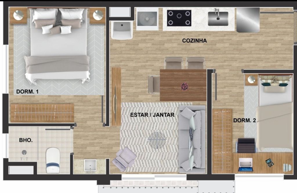 Apartamento à venda com 2 quartos, 33m² - Foto 12