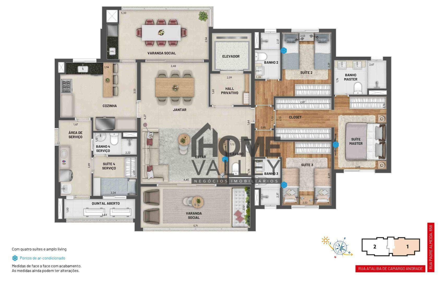 Apartamento à venda com 4 quartos, 160m² - Foto 18