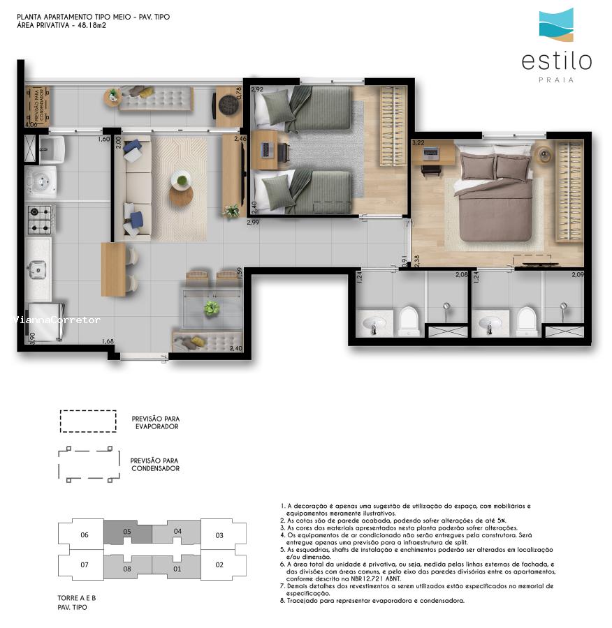 Apartamento à venda com 2 quartos, 48m² - Foto 28