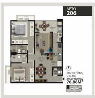 Apartamento à venda com 2 quartos, 76m² - Foto 12