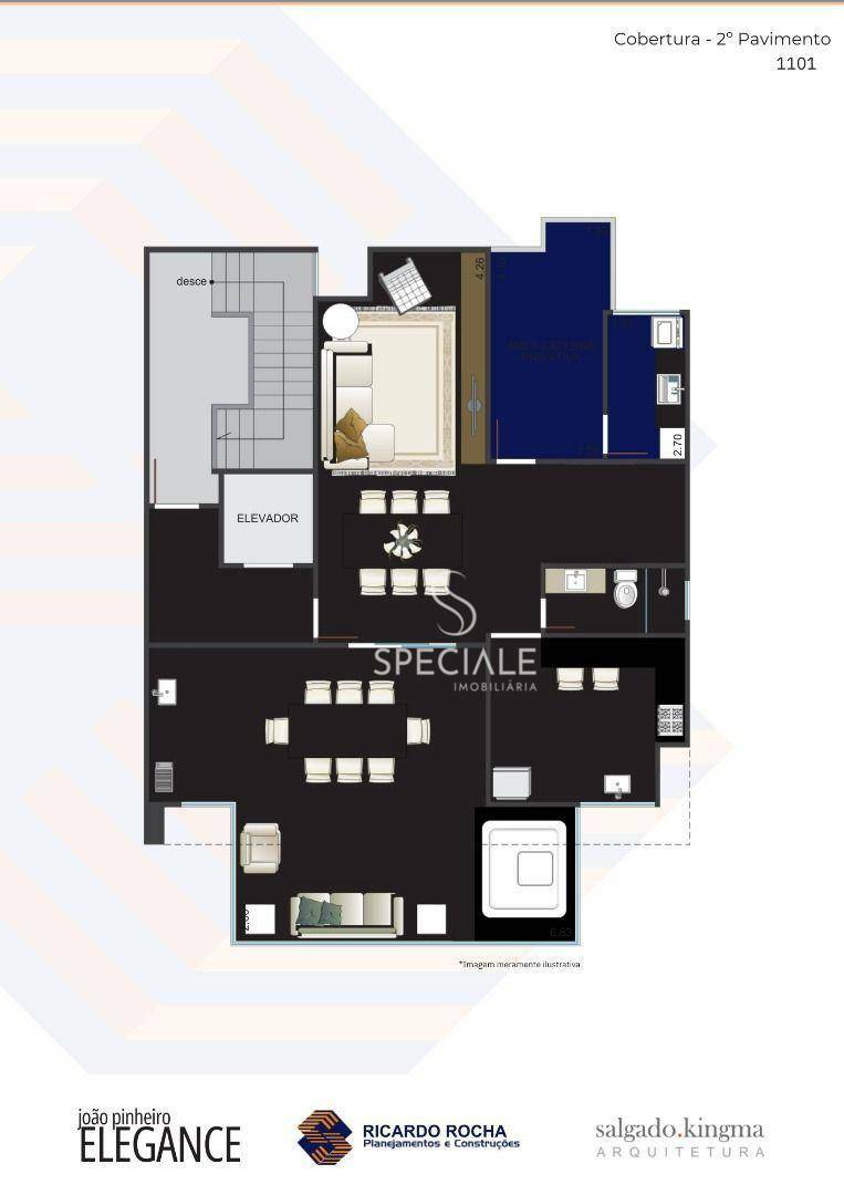 Cobertura à venda com 4 quartos, 208m² - Foto 10