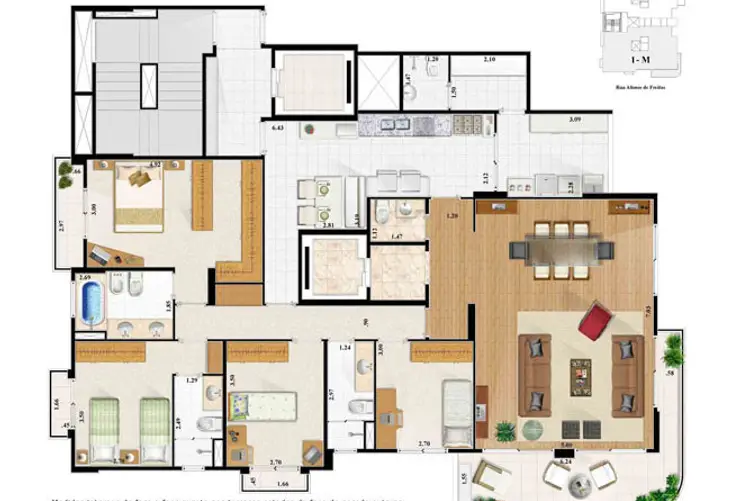 Apartamento à venda com 4 quartos, 173m² - Foto 16