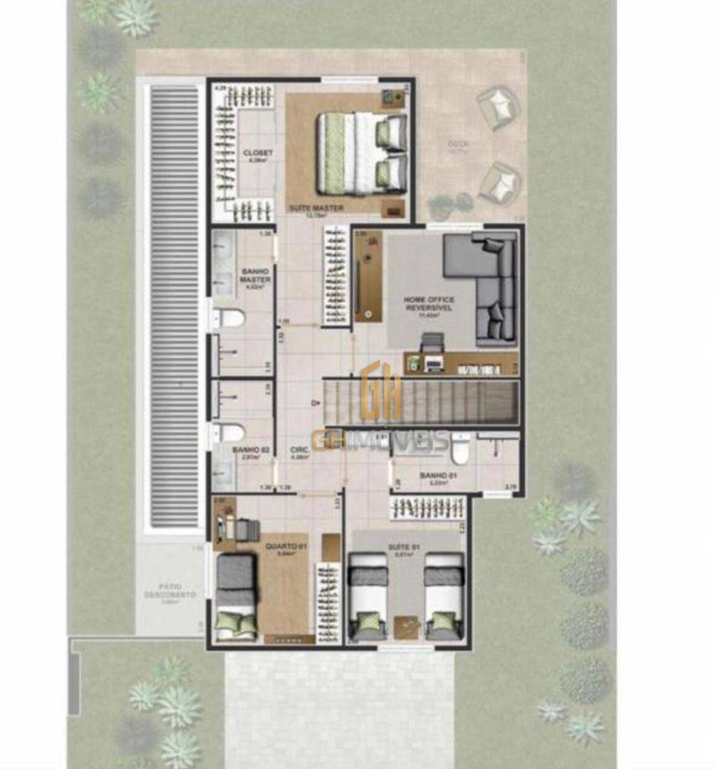 Sobrado à venda com 4 quartos, 181m² - Foto 2