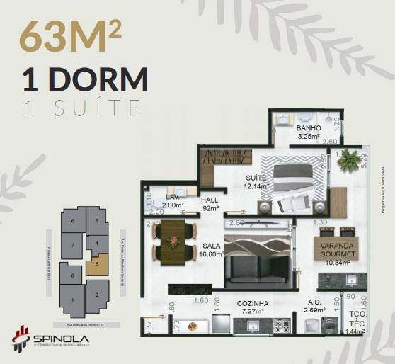 Apartamento à venda com 2 quartos, 97m² - Foto 12