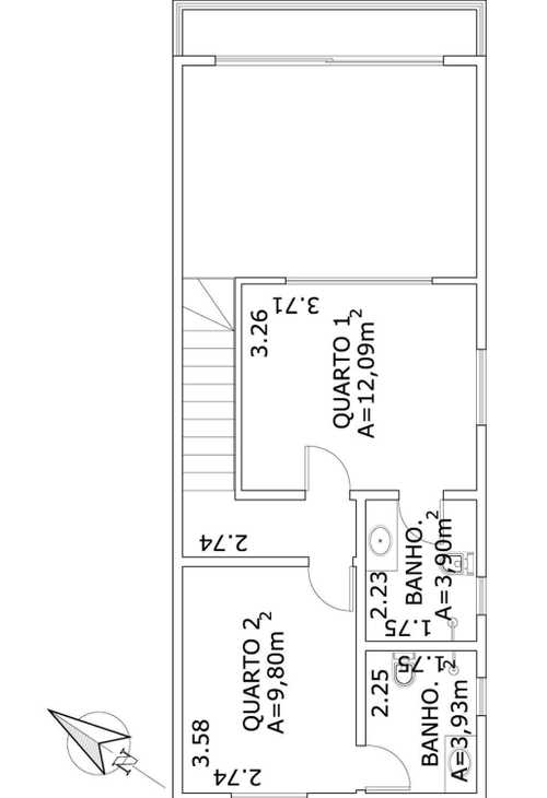 Apartamento à venda com 2 quartos, 110m² - Foto 2