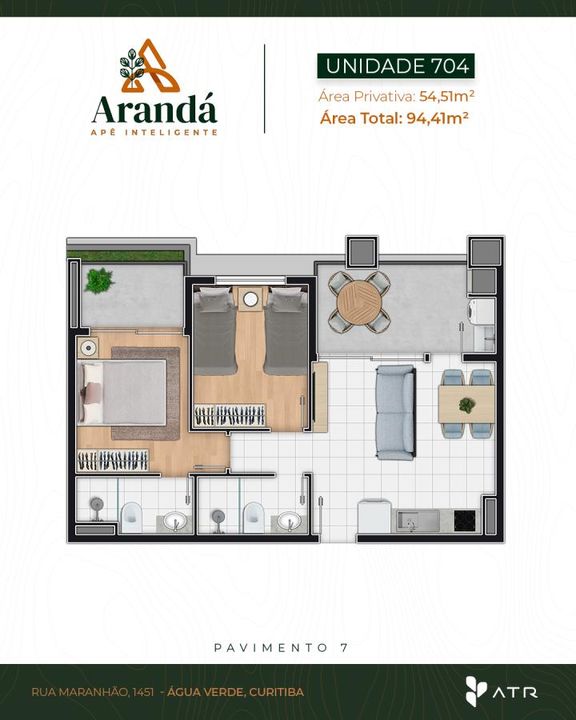 Apartamento à venda com 2 quartos, 155m² - Foto 19