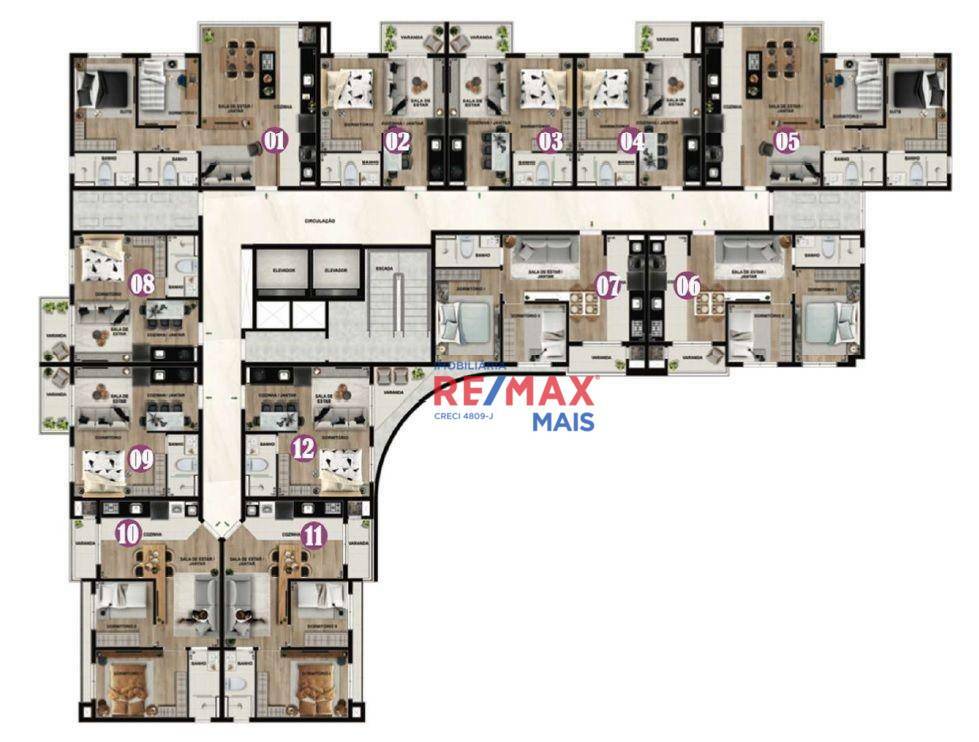 Apartamento à venda com 2 quartos, 57m² - Foto 28