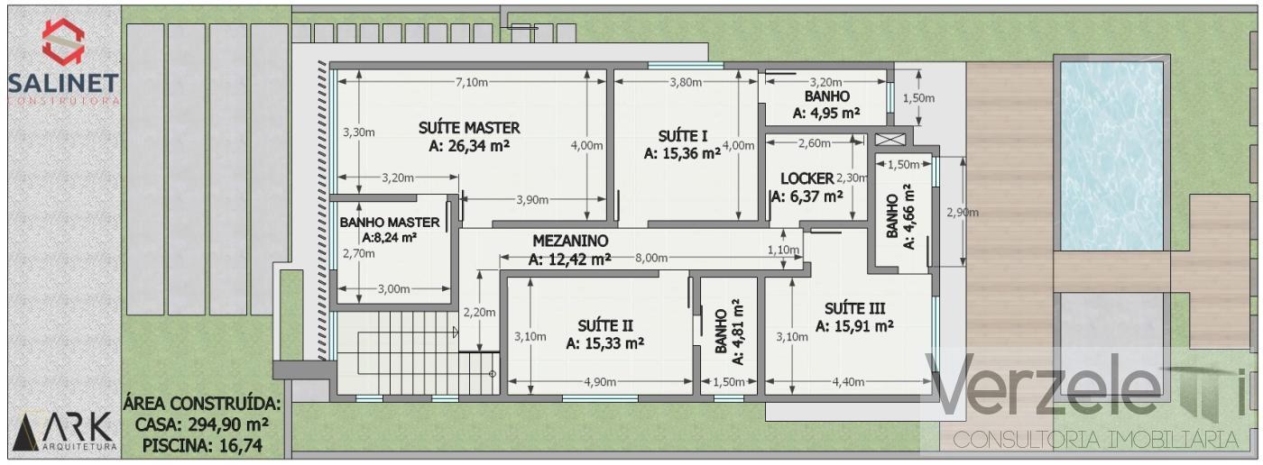 Casa de Condomínio à venda com 4 quartos, 360m² - Foto 14