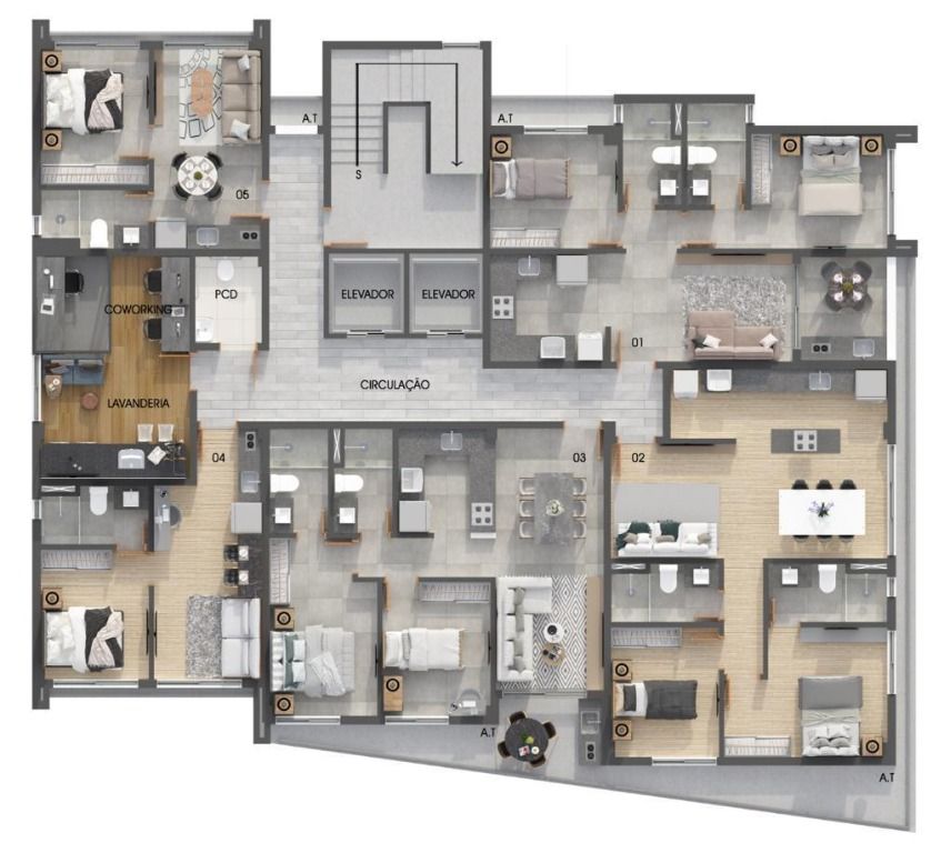 Apartamento à venda com 1 quarto, 30m² - Foto 39