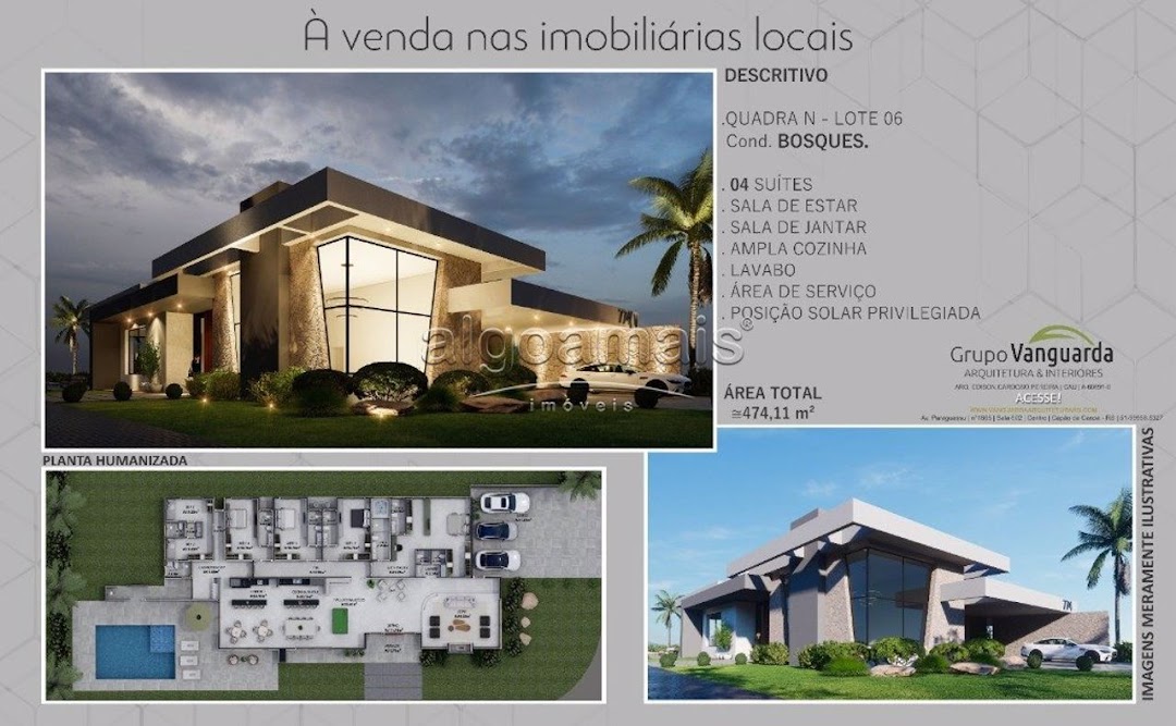 Casa de Condomínio à venda com 5 quartos, 480m² - Foto 3