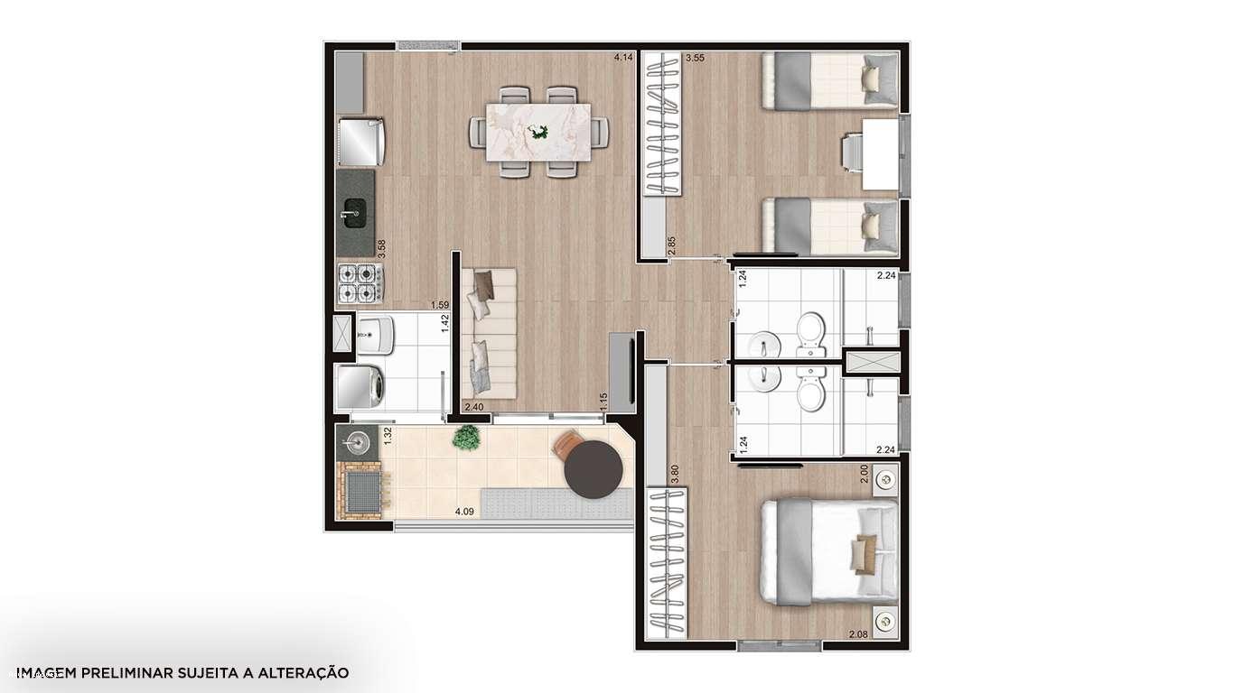 Apartamento à venda com 1 quarto, 50m² - Foto 20