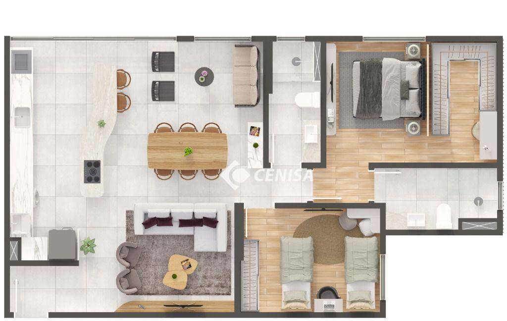 Apartamento à venda com 3 quartos, 85m² - Foto 4