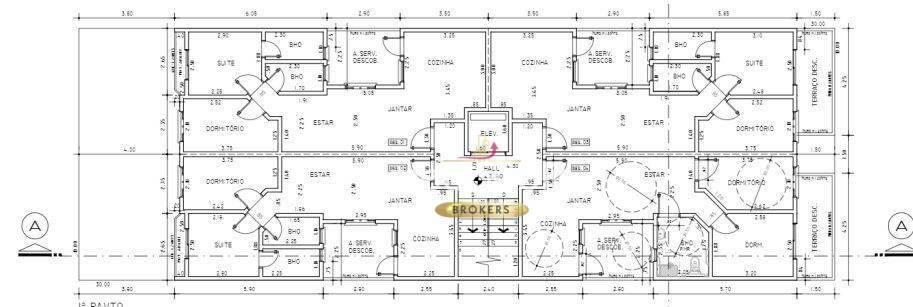 Apartamento à venda com 2 quartos, 52m² - Foto 3