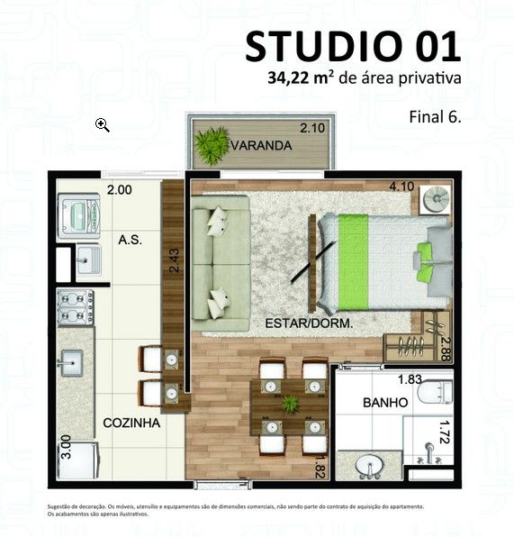 Apartamento à venda com 2 quartos, 60m² - Foto 26