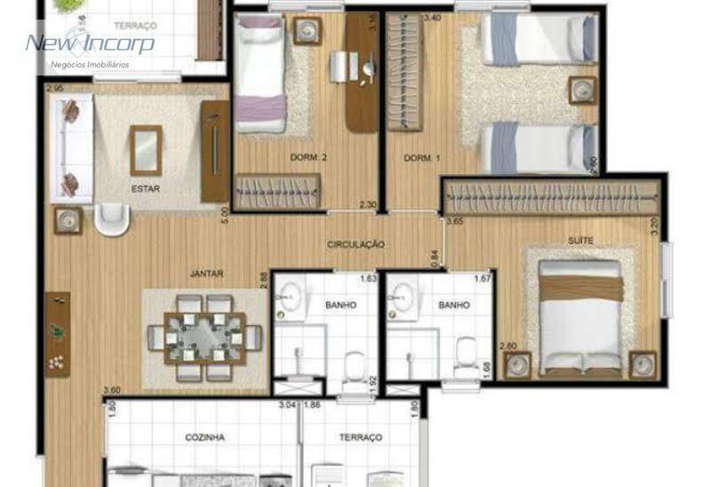 Apartamento à venda com 3 quartos, 75m² - Foto 18