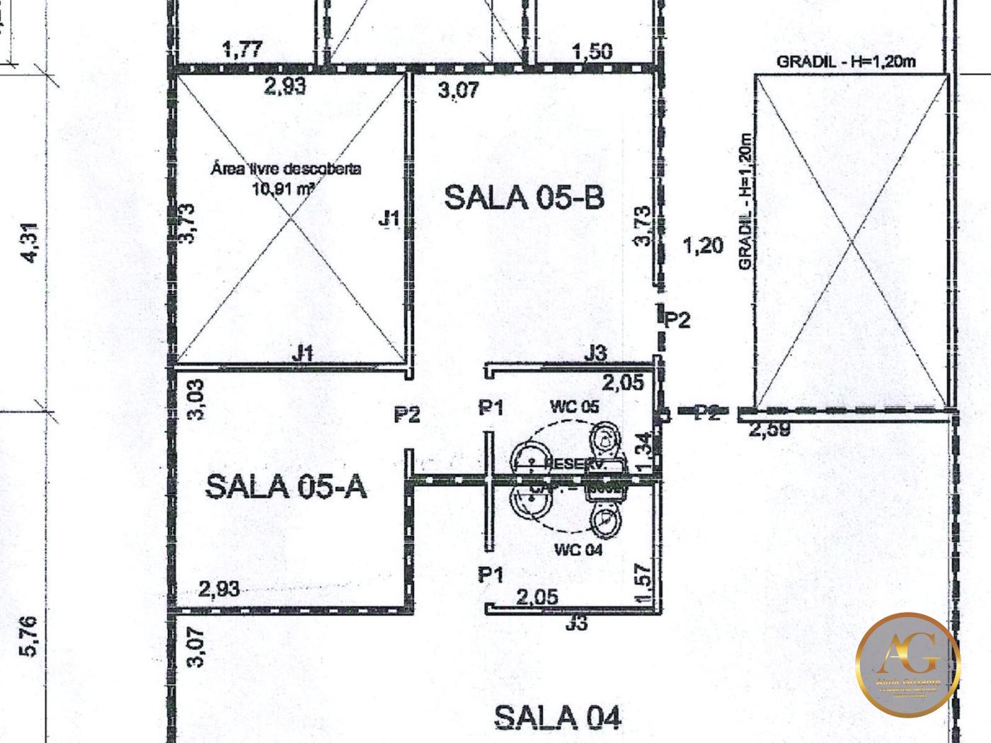 Conjunto Comercial-Sala para alugar, 38m² - Foto 13
