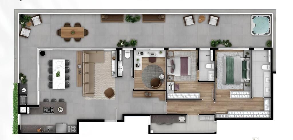 Cobertura à venda com 3 quartos, 243m² - Foto 1