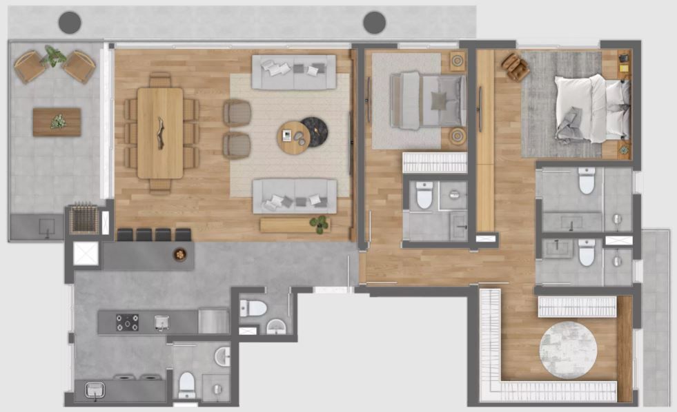 Cobertura à venda com 3 quartos, 209m² - Foto 7