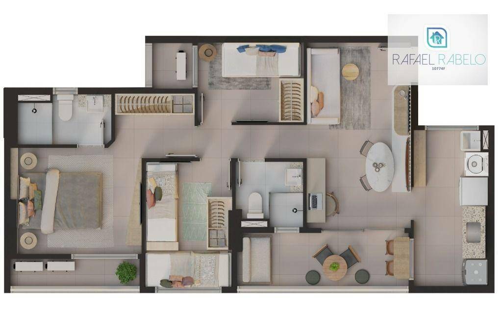 Apartamento à venda com 2 quartos, 49m² - Foto 20