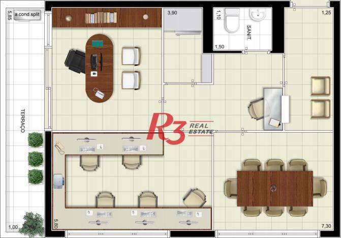 Conjunto Comercial-Sala para alugar, 53m² - Foto 20