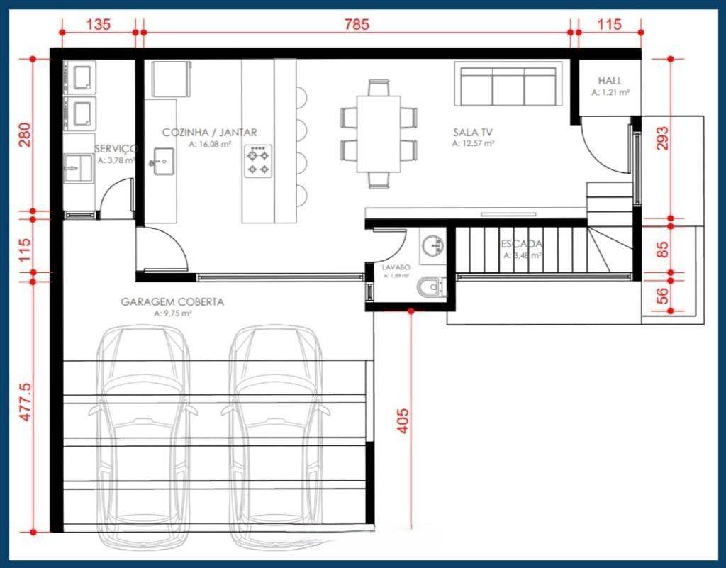 Sobrado à venda com 3 quartos, 110m² - Foto 13