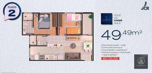 Apartamento à venda com 2 quartos, 50m² - Foto 4