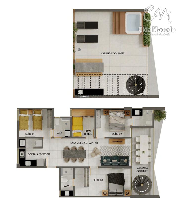 Apartamento à venda com 2 quartos, 66m² - Foto 40