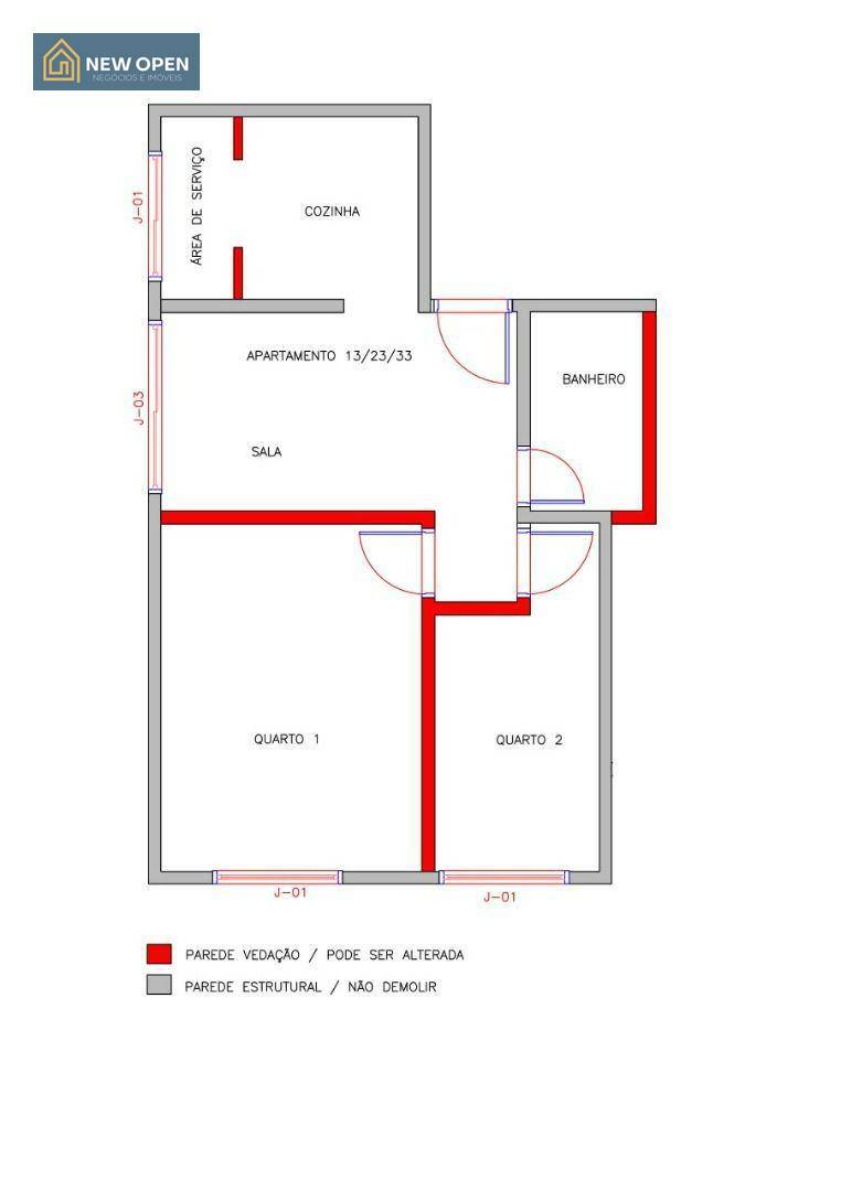 Apartamento à venda com 1 quarto, 51m² - Foto 17
