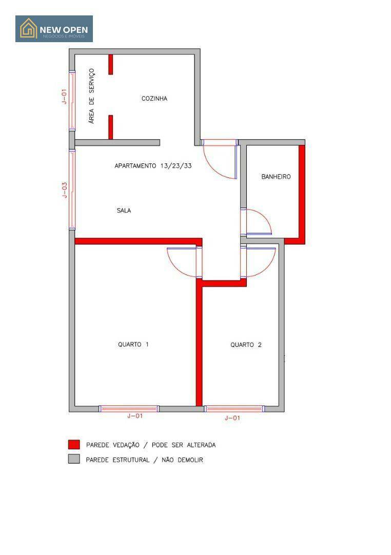 Apartamento à venda com 1 quarto, 48m² - Foto 16