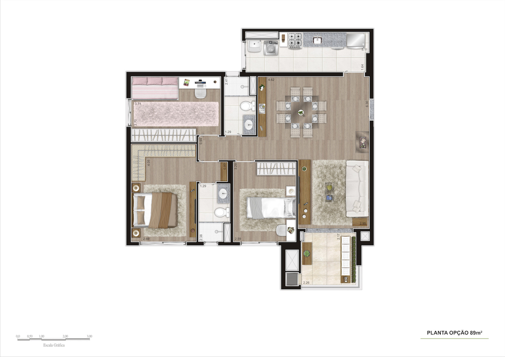 Apartamento à venda com 3 quartos, 11344m² - Foto 27