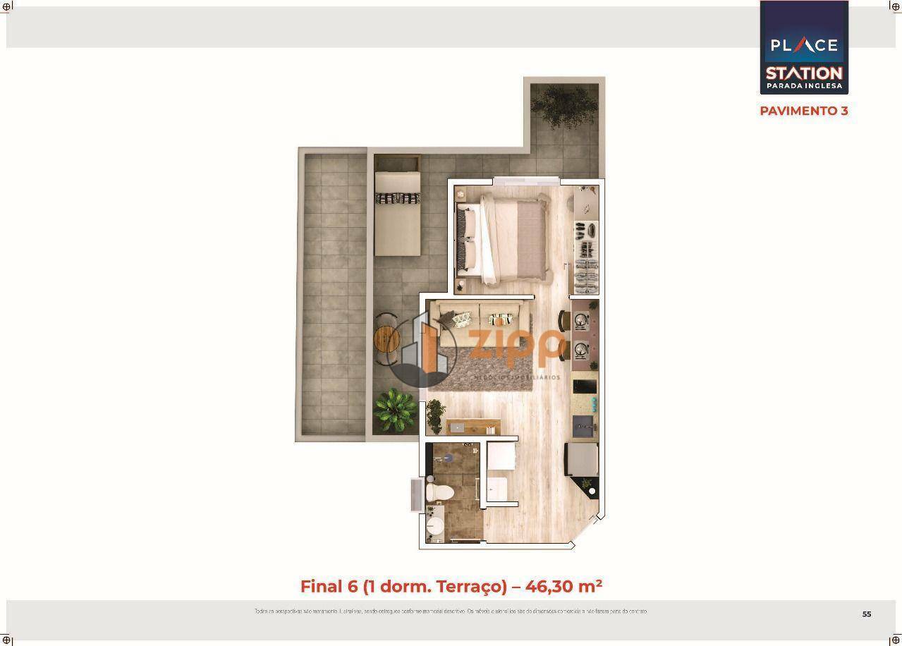 Apartamento à venda com 1 quarto, 29m² - Foto 142