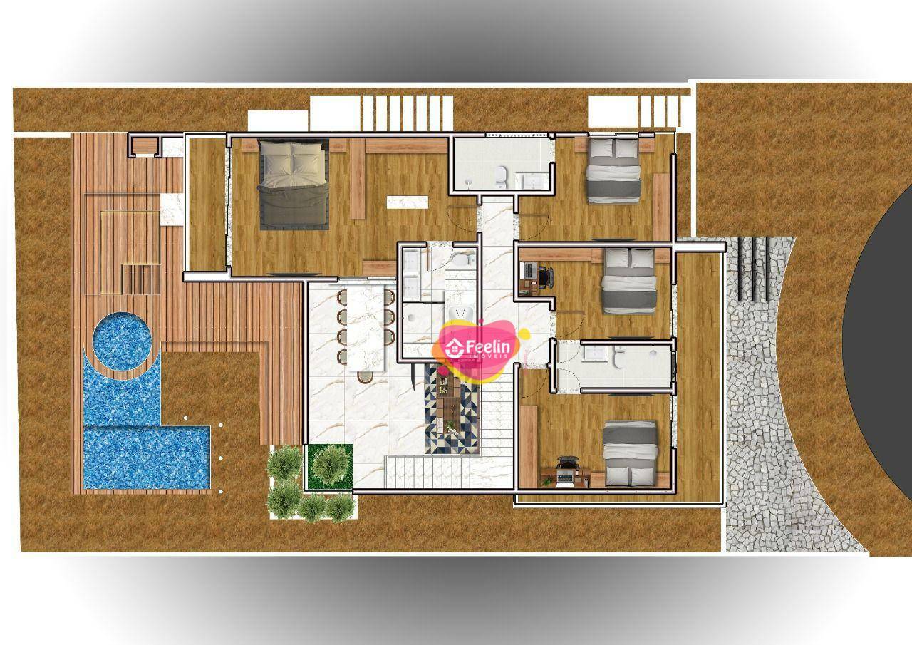 Casa de Condomínio à venda com 4 quartos, 278m² - Foto 18