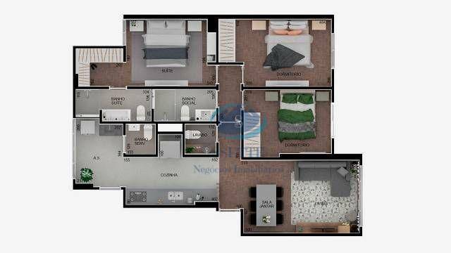 Apartamento à venda com 3 quartos, 100m² - Foto 5