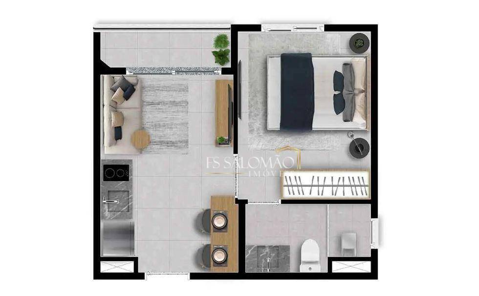 Apartamento à venda e aluguel com 1 quarto, 25m² - Foto 18