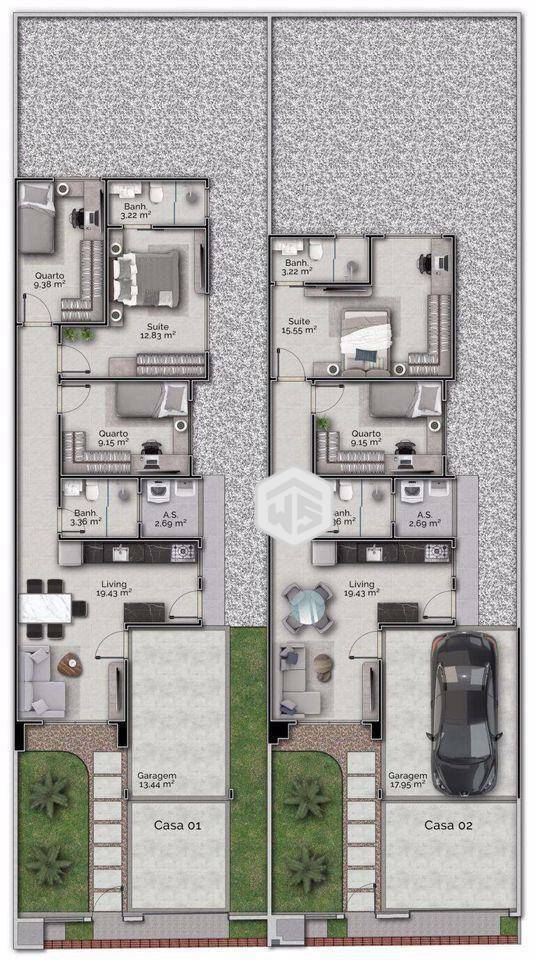 Casa de Condomínio, 1 quarto - Foto 2