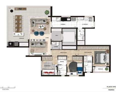 Apartamento à venda com 3 quartos, 121m² - Foto 9