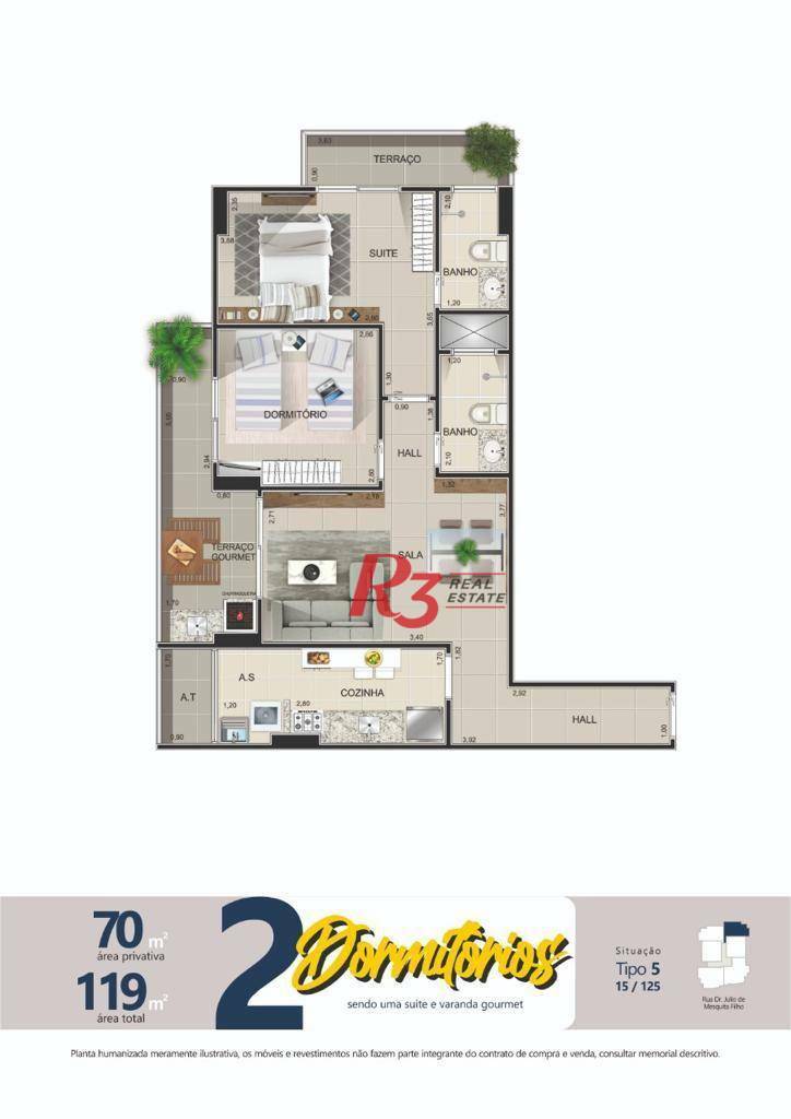 Apartamento à venda com 3 quartos, 101m² - Foto 9